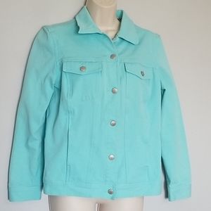Real Clothes Saks 5th Ave. Blue Denim Jacket
